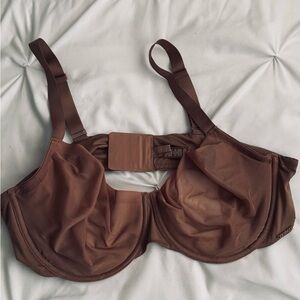 SKIMS Women's Underwire Bra - Brown Mesh